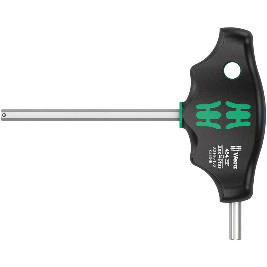 Wera 454 HF T-handle hexagon screwdriver Hex-Plus with holding function Bike Tool, 6 x 100 mm