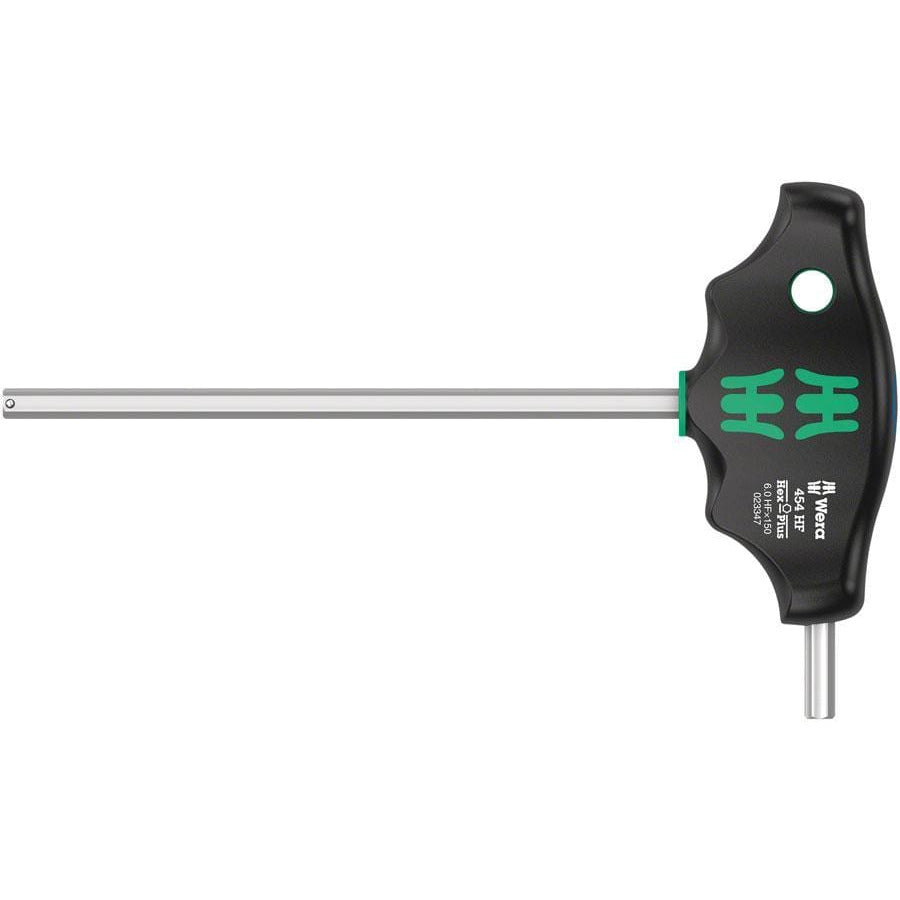 Wera 454 HF T-handle hexagon screwdriver Hex-Plus with holding function Bike Tool, 6 x 150 mm