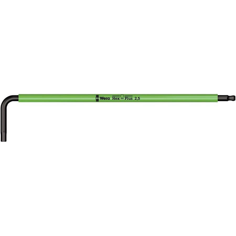 Wera 950 SPKL L-Key Hex Bike Wrench - 2.5mm, Bright Green