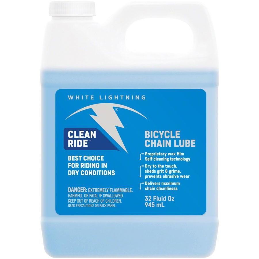 White Lightning Clean Ride Bike Chain Wax Lube - 32 fl,oz