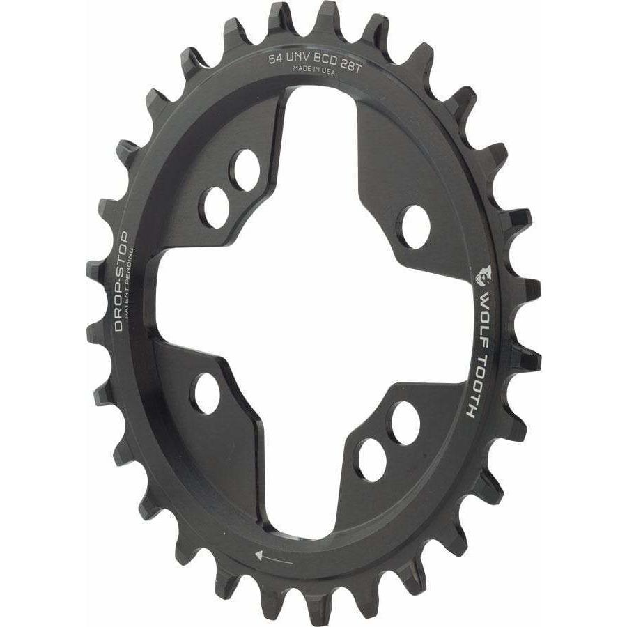 Wolf Tooth 64 BCD Chainring, Universal Mount, Drop-Stop