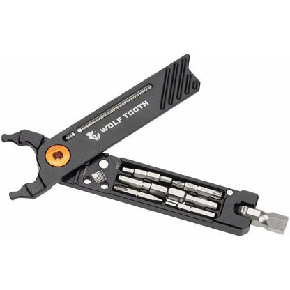 Wolf Tooth 8-Bit Bike Pliers, Orange Bolt