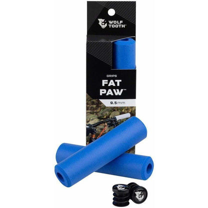 Wolf Tooth Fat Paw Bike Handlebar Grips - Blue