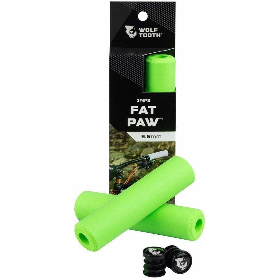 Wolf Tooth Fat Paw Bike Handlebar Grips - Green