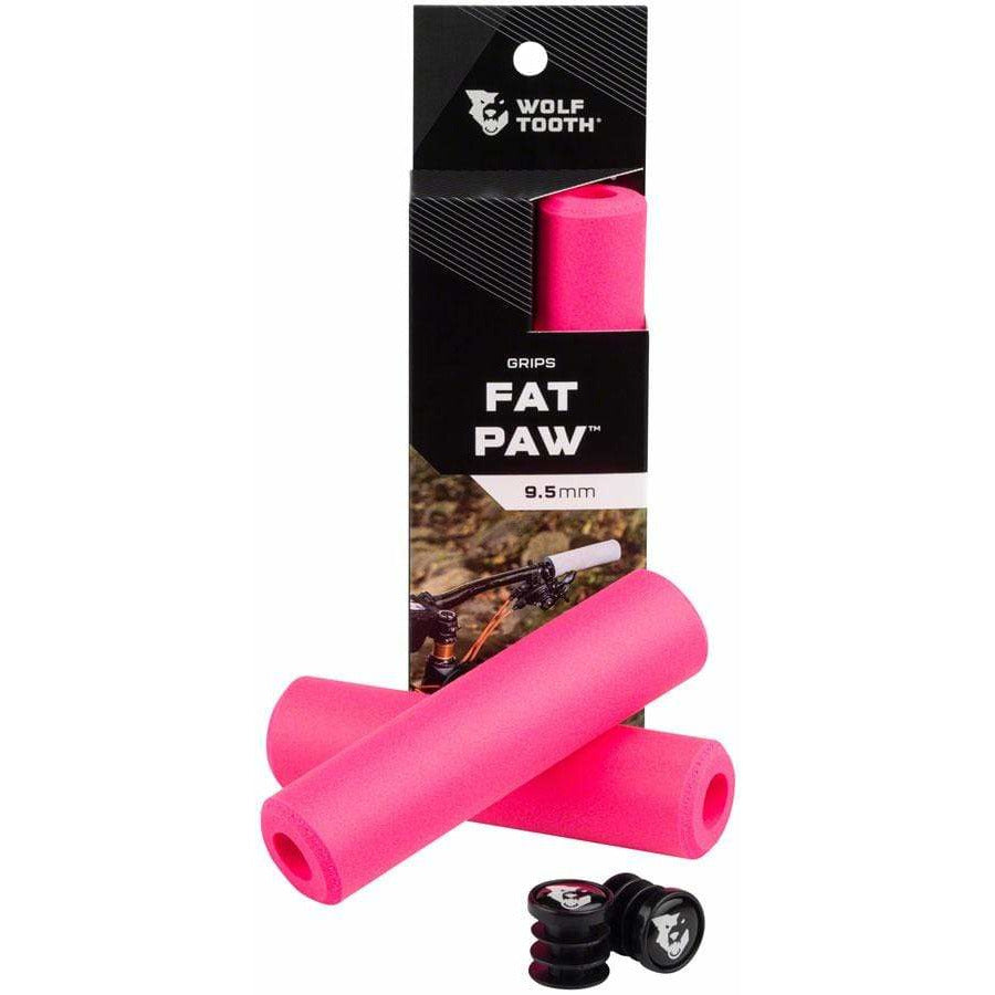 Wolf Tooth Fat Paw Bike Handlebar Grips - Pink