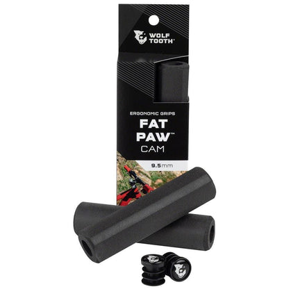 Wolf Tooth Fat Paw Cam Bike Handlebar Grips - Black