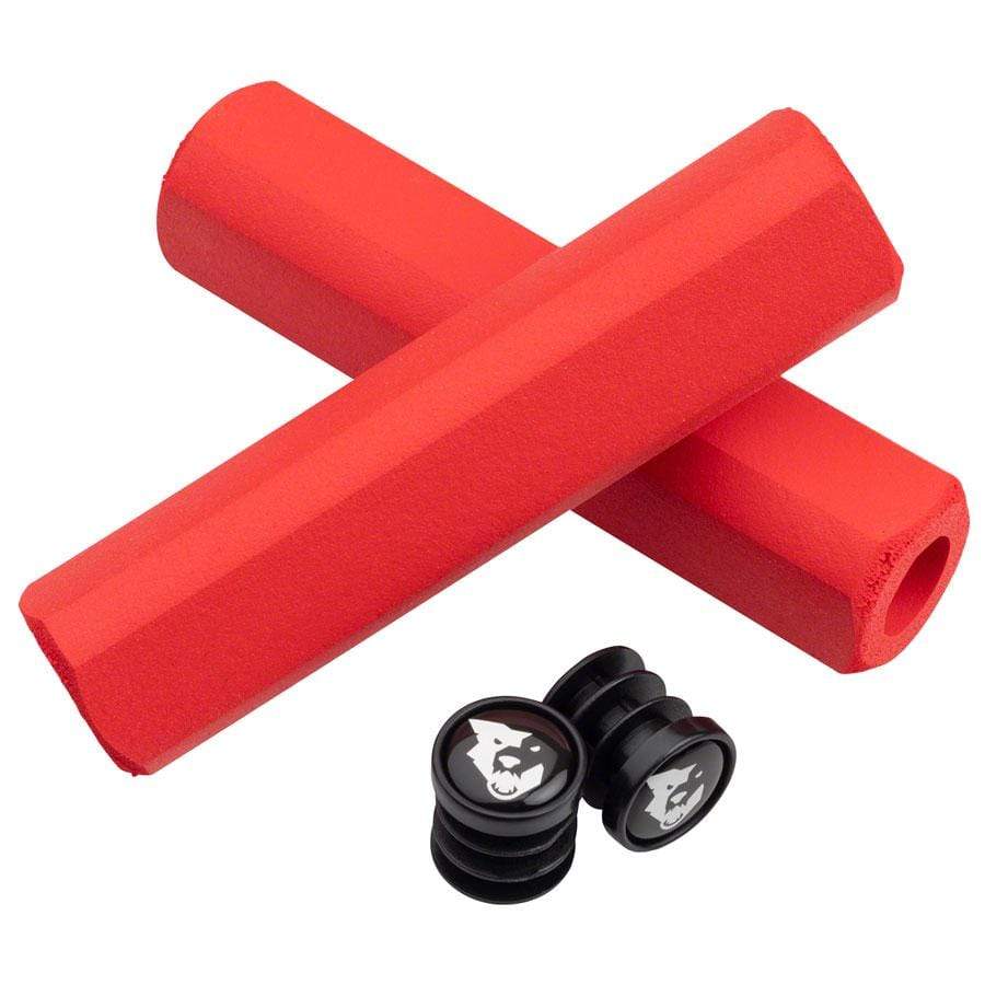 Wolf Tooth Fat Paw Cam Bike Handlebar Grips - Red