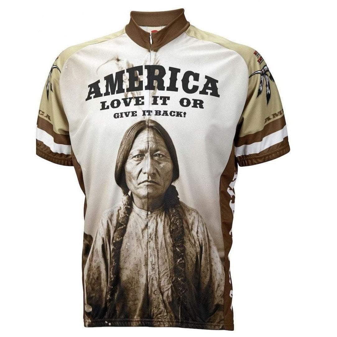 World Jerseys Men's America Love It Road Bike Jersey