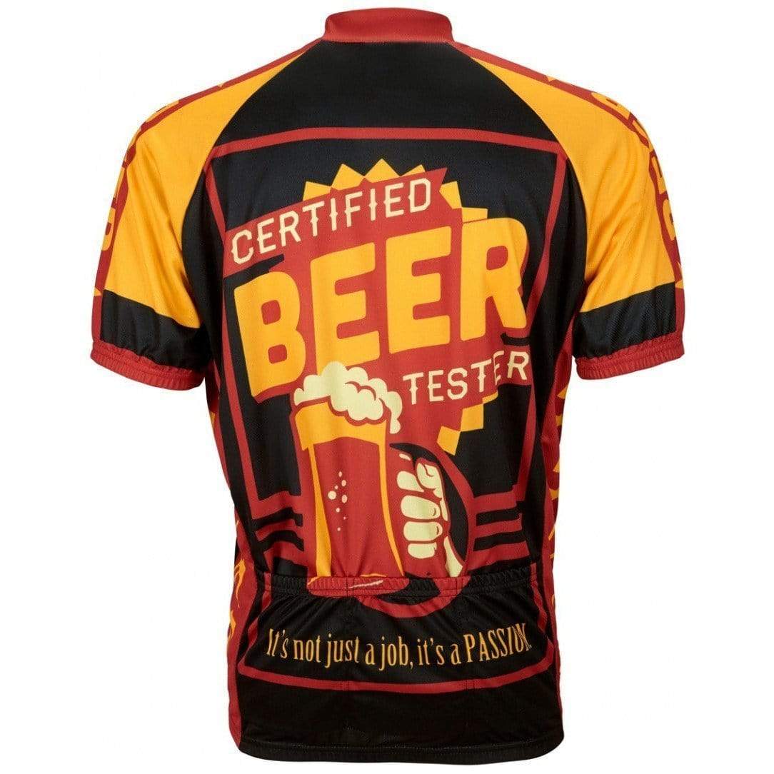 World Jerseys Men's Beer Tester Road Bike Jersey