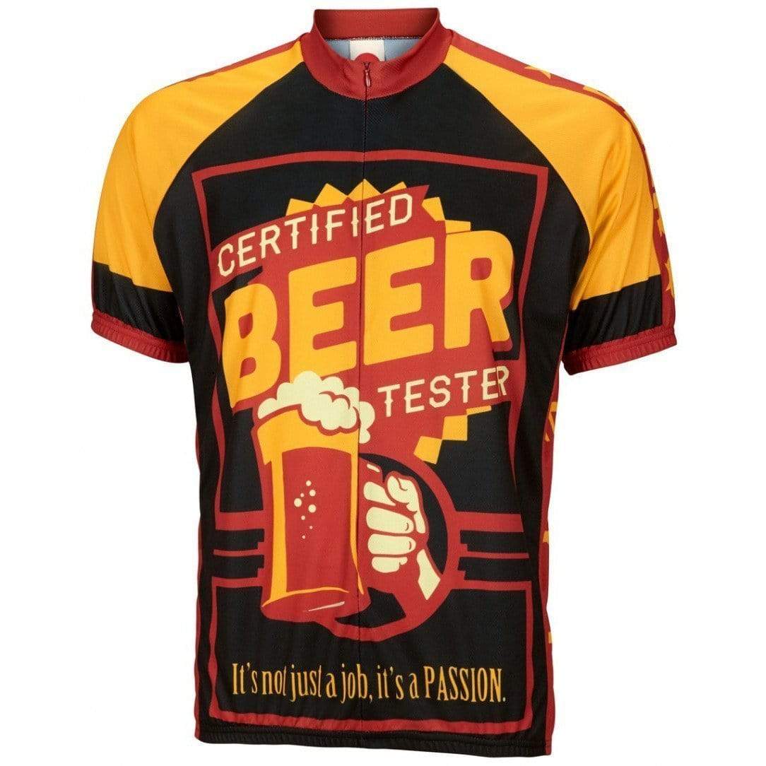 World Jerseys Men's Beer Tester Road Bike Jersey