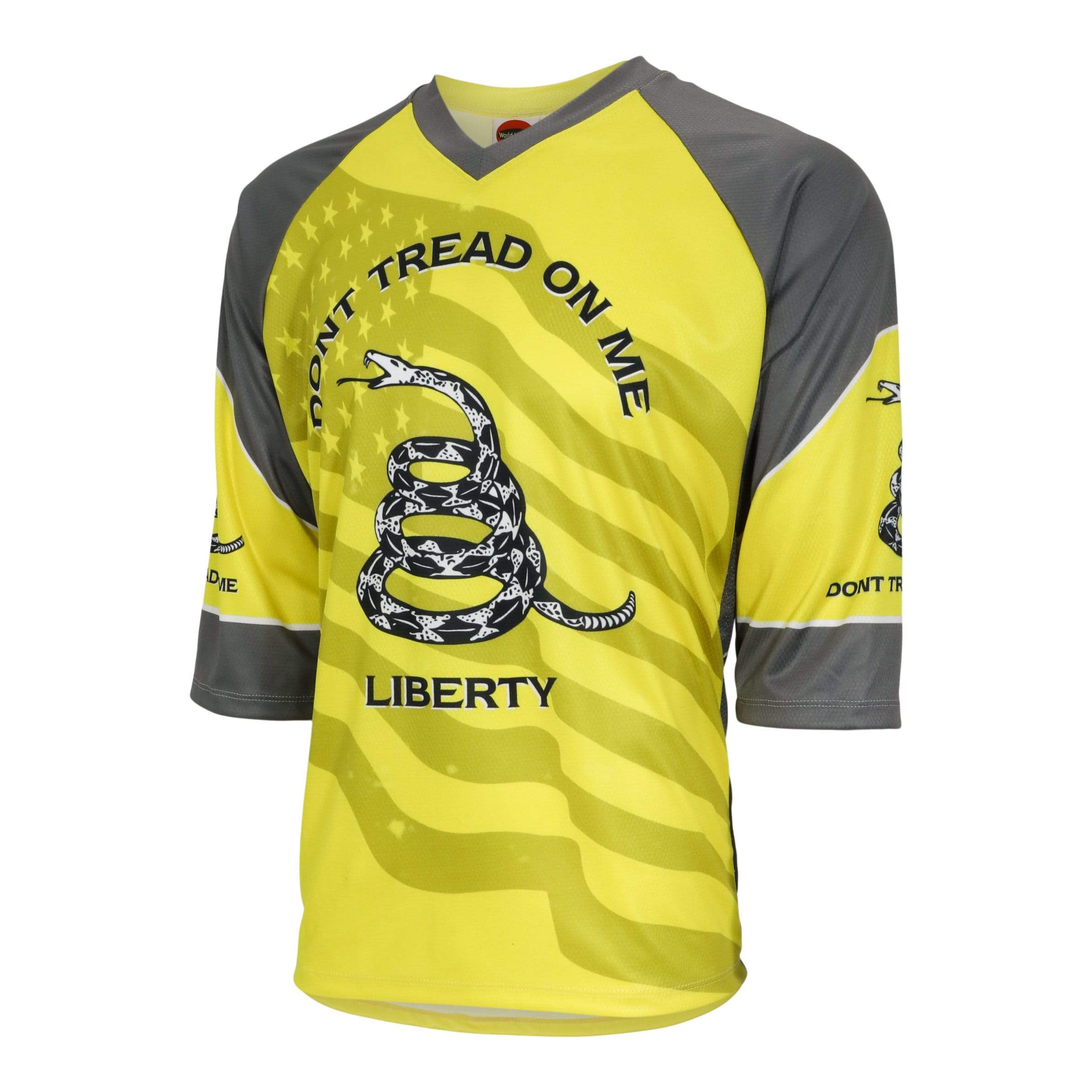 World Jerseys Men's Don't Tread On Me Mountain Bike Jersey