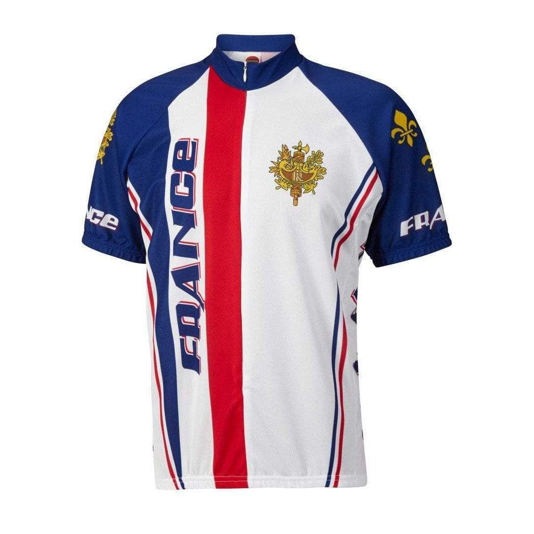 World Jerseys Men's France Road Bike Jersey