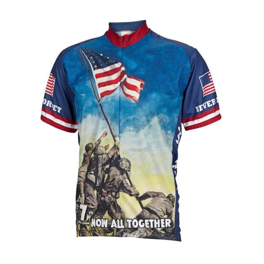 World Jerseys Men's Iwo Jima Road Bike Jersey