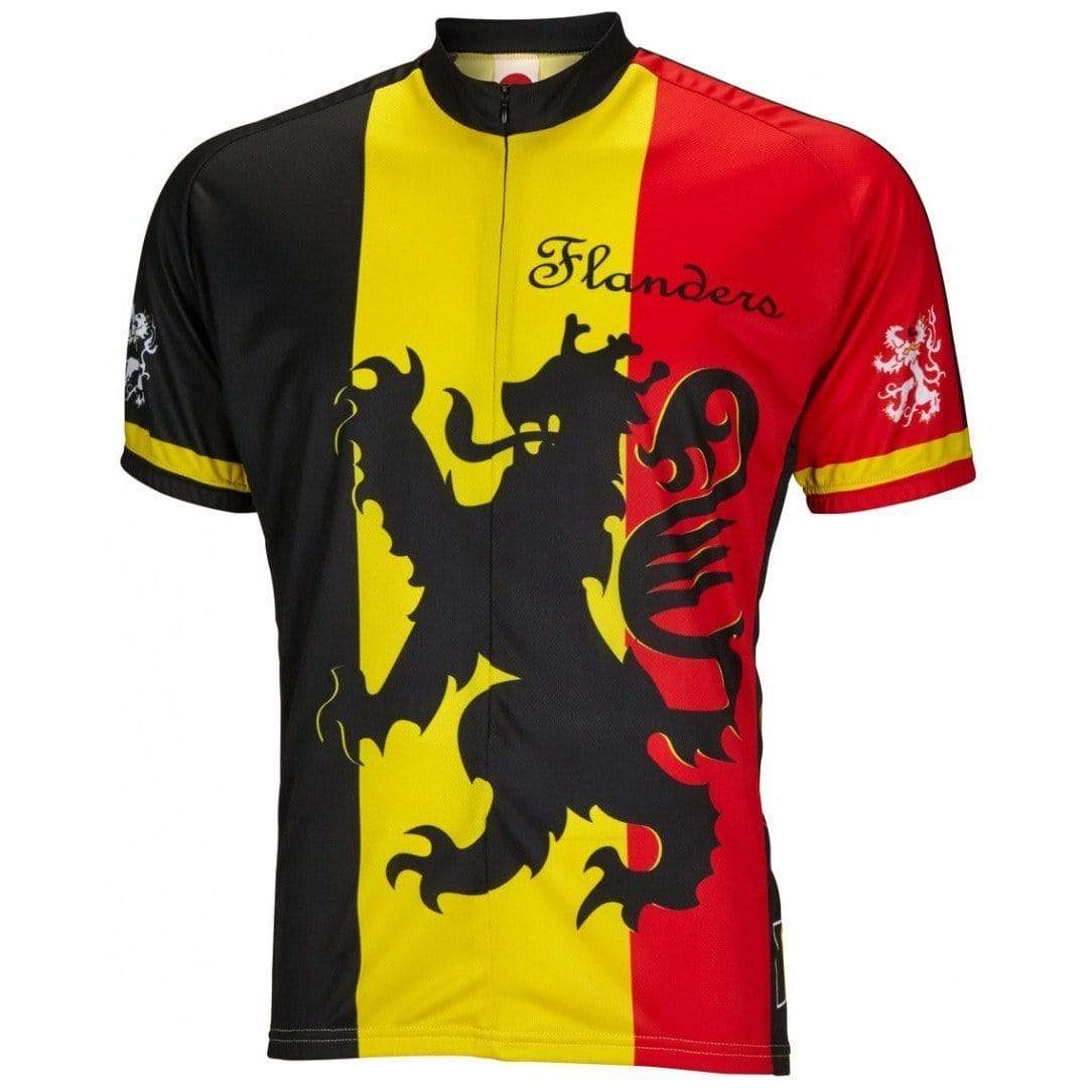 World Jerseys Men's Lion of Flanders Road Bike Jersey