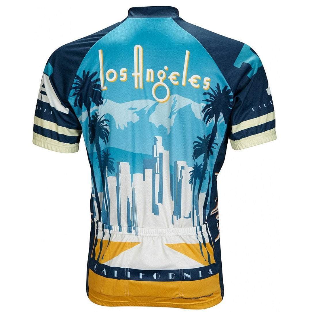 World Jerseys Men's Los Angeles Road Bike Jersey