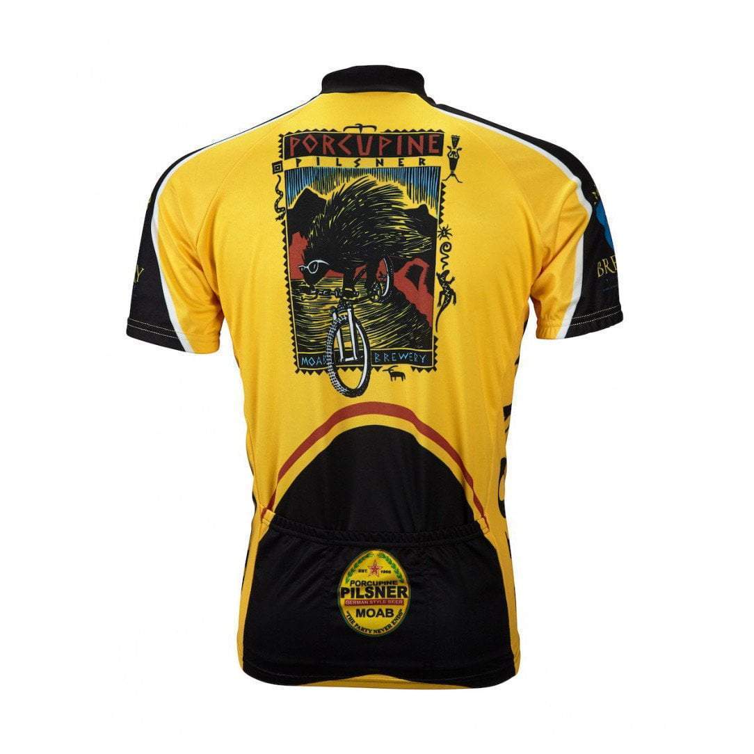 World Jerseys Men's Porcupine Pilsner Road Bike Jersey