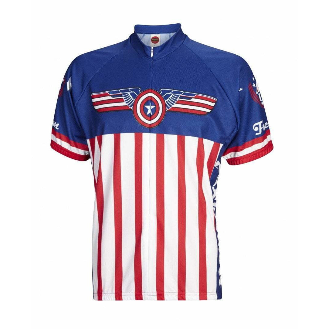 World Jerseys Men's USA Freedom Cycling Jersey