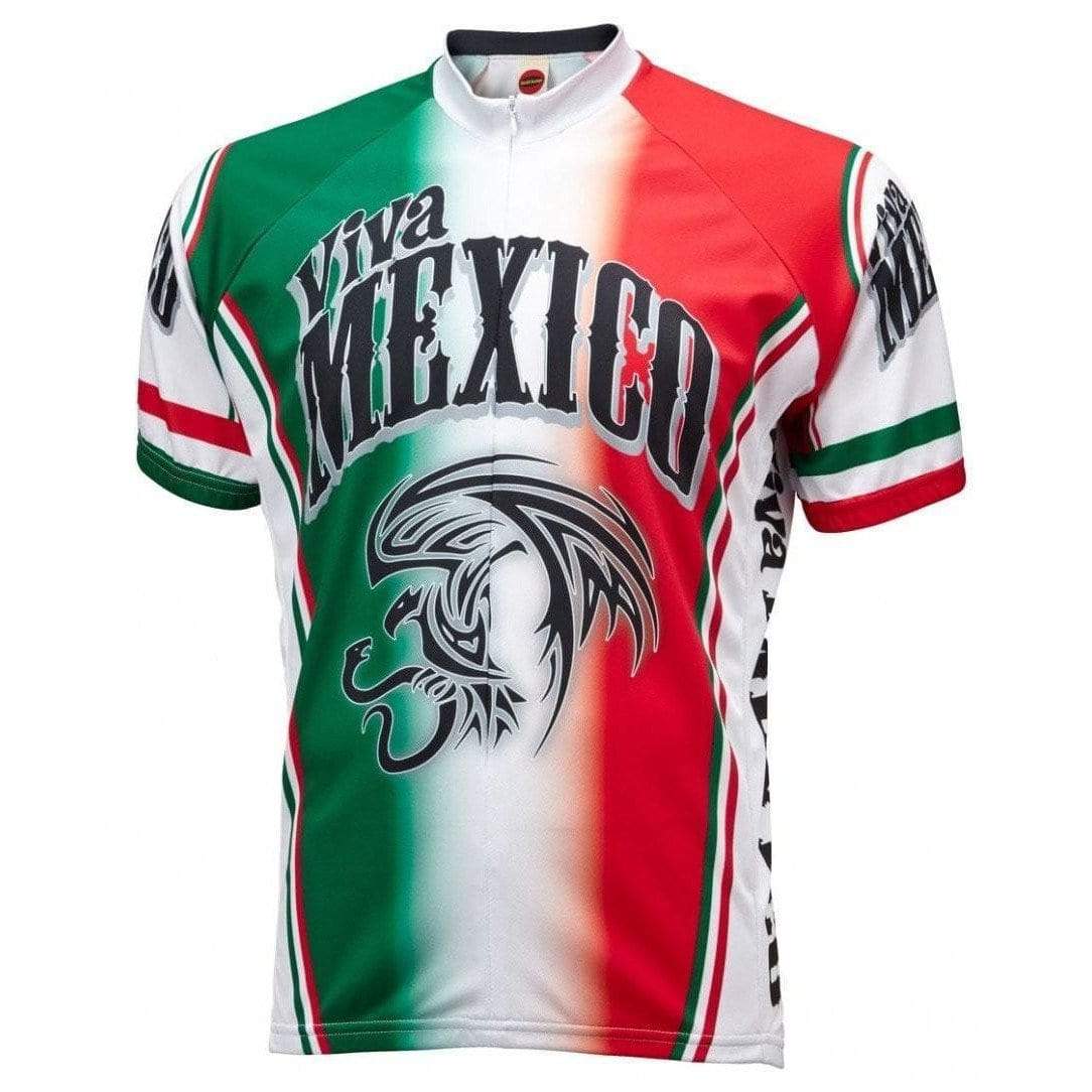 World Jerseys Men's Viva Mexico Road Bike Jersey