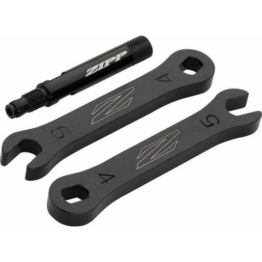 Zipp Speed Weaponry Tangente Aluminum Knurled Bike Valve Extender: 48mm for 60/404